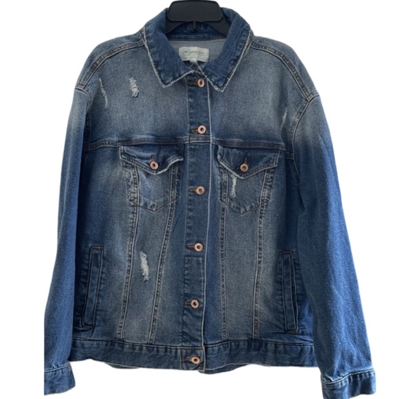 reFormation by Celebrity Pink Blue Denim Jacket! Size XL. New with Tags! - Picture 1 of 3